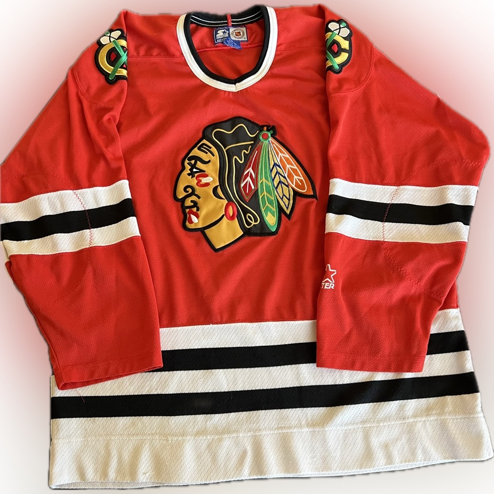 Starter NHL Chicago Blackhawks Hockey Jersey - Size XL